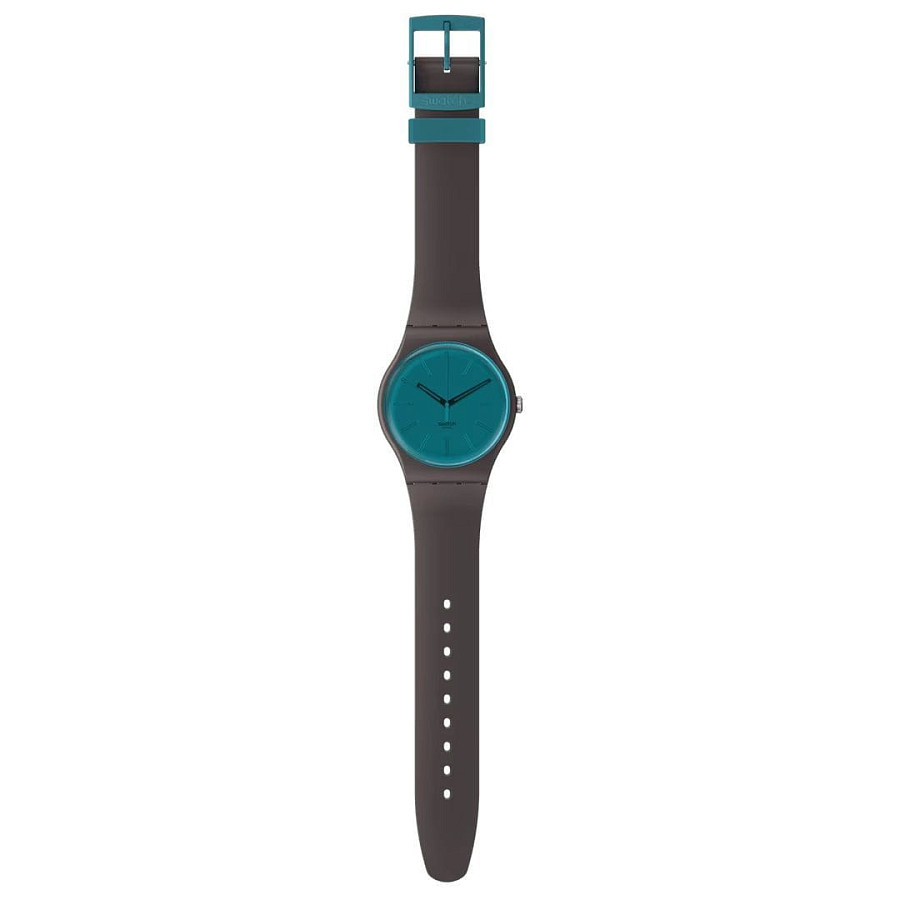 Часы Swatch New Gent Biosourced SO29C100 — мужские, биоматериал