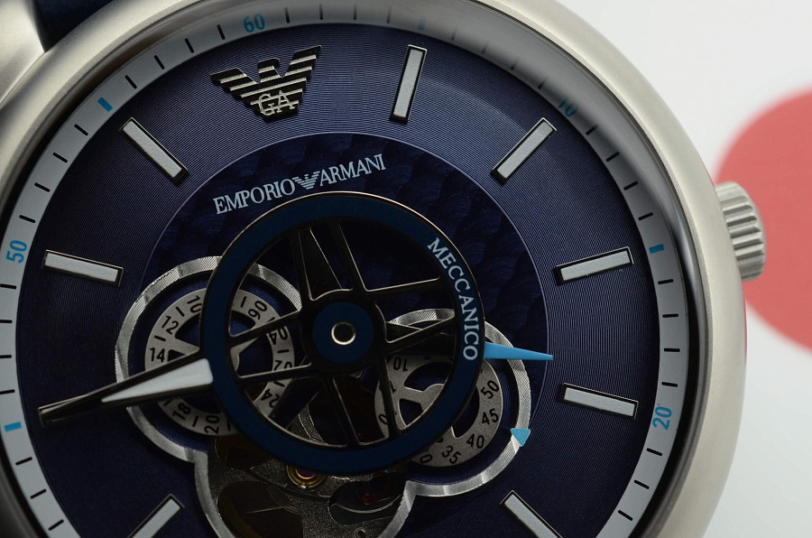 Часы Emporio Armani AR60011 — синий, сталь металл