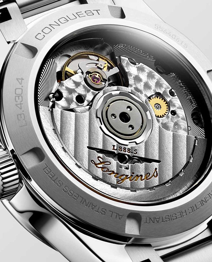 Часы Longines Conquest L3.430.4.87.6 — женские, нержавеющая сталь
