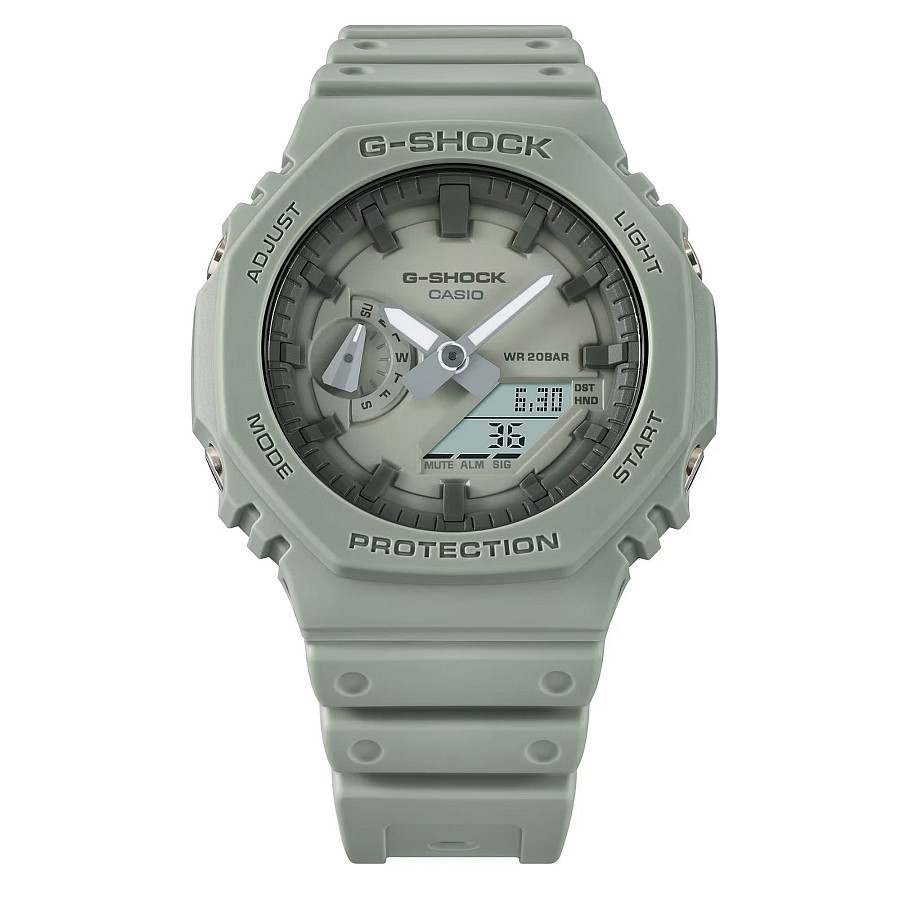 Часы Casio G-Shock GA-2100NC-3A — пластик, мужские