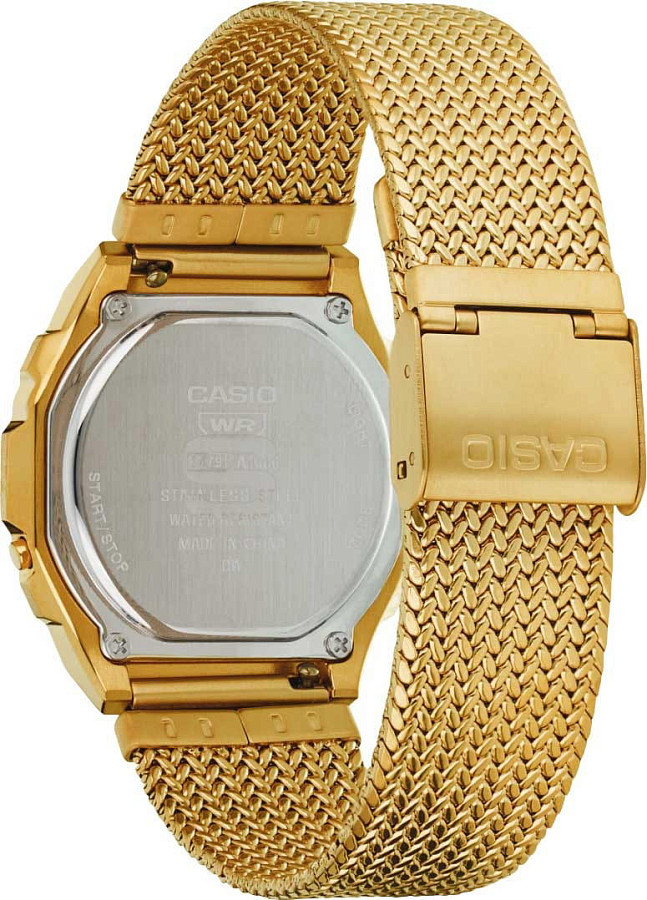 Часы Casio Vintage A1000MGA-5 — женские, золотистый