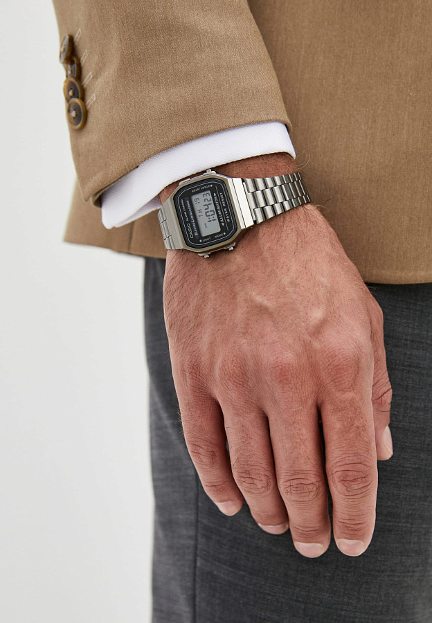 Часы Casio Collection A168WGG-1ADF (A168WGG-1A) — кварцевые, пластик