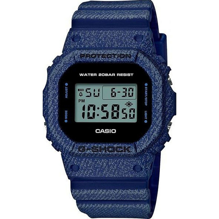 Часы Casio G-Shock DW-5600DE-2E — мужские, черный