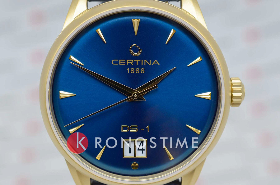 Часы Certina DS-1 Big Date Powermatic 80 C029.426.36.041.00 — металл сталь, Швейцария