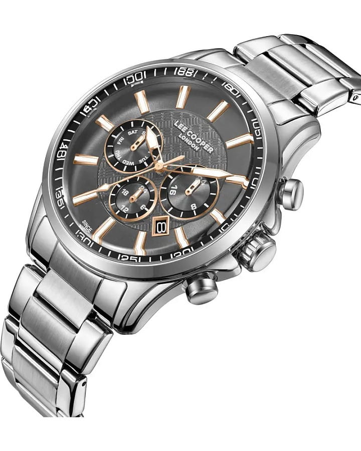 Часы Lee Cooper LC08149.360 — кварцевые, металл сталь