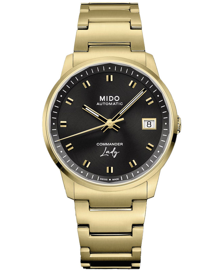 Часы Mido Commander Lady M021.207.33.051.00 — женские, черный