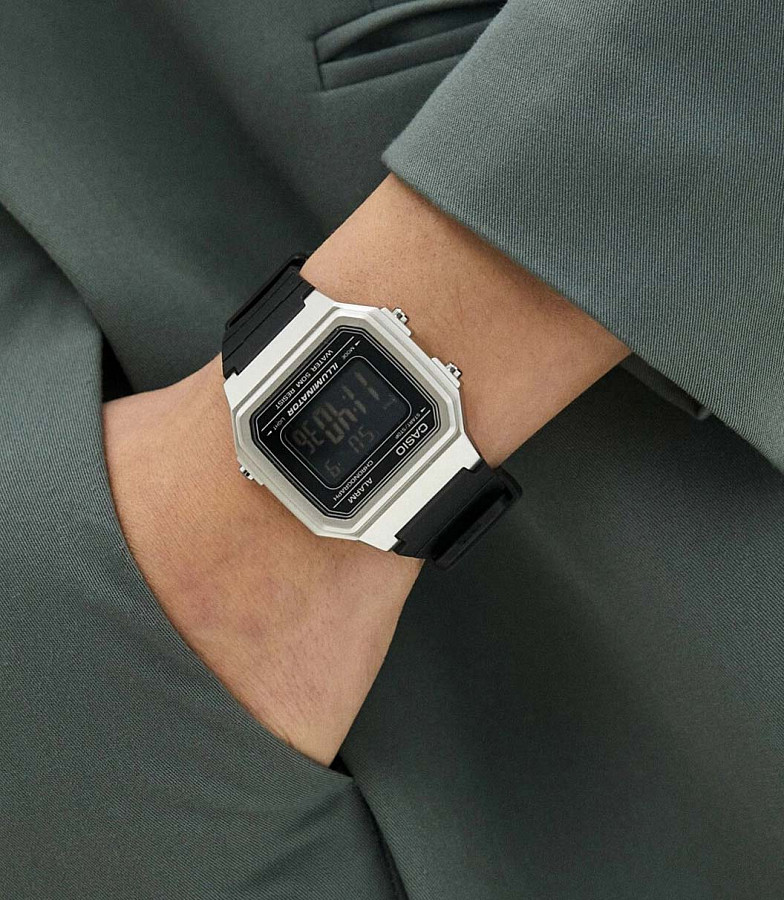 Часы Casio Standard Digital W-217HM-7BVEF (W-217HM-7B) — кварцевые, пластик