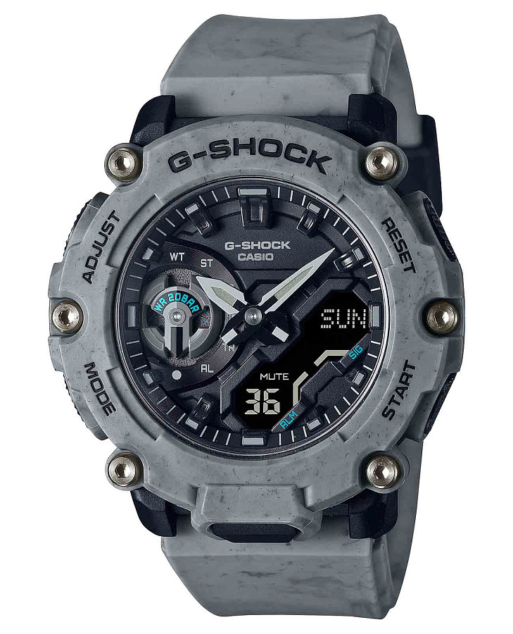 Часы Casio G-Shock GA-2200SL-8A — мужские, черный