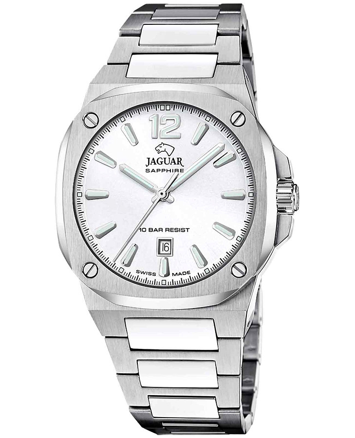 Часы Jaguar Rond Carre J1024/4 — мужские, серебристый