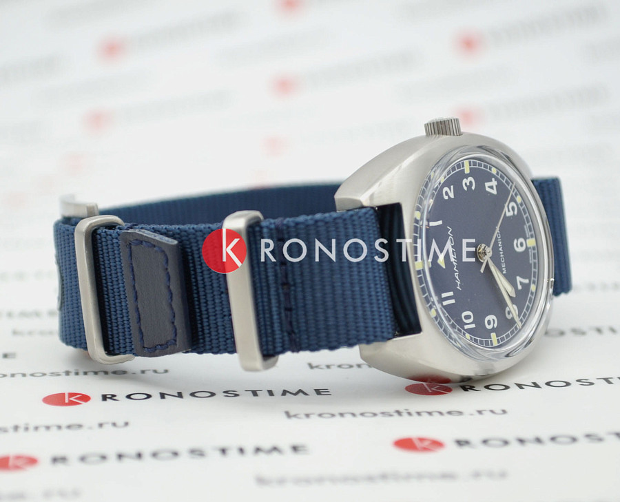 Часы Hamilton Khaki Aviation Pilot Pioneer Mechanical H76419941 — механические, Швейцария, мужские