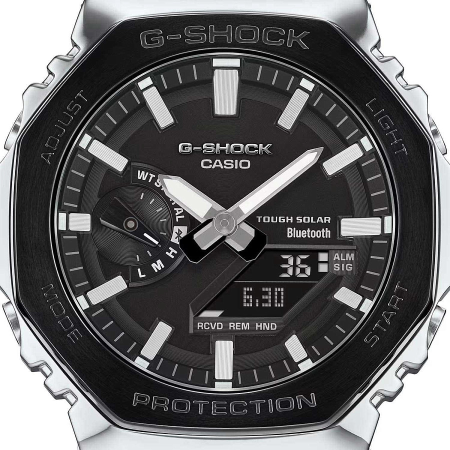 Часы Casio G-Shock GM-B2100BT-1A — кварцевые, металл сталь