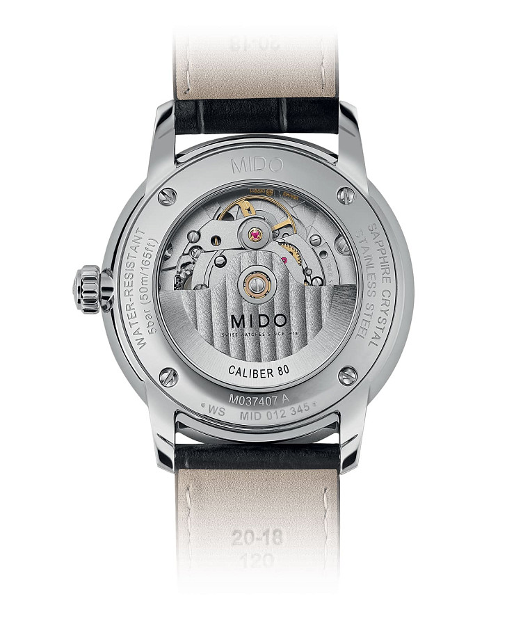 Часы Mido Baroncelli Signature M037.407.16.031.01 — механические, металл сталь