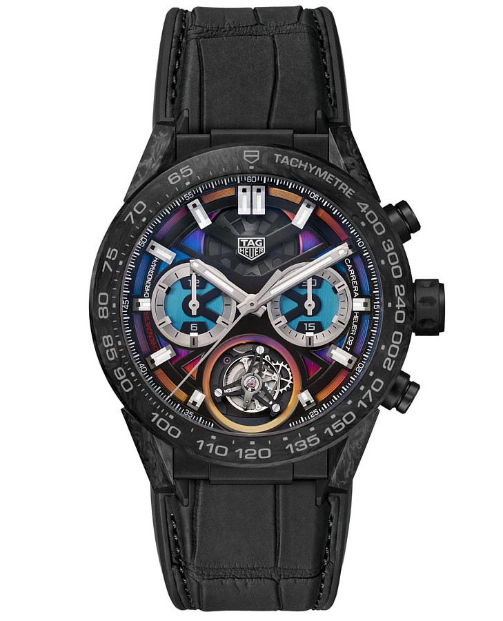 Часы Tag Heuer Carrera Polychrome CAR5A8AF.FC6415 — мужские, цветной