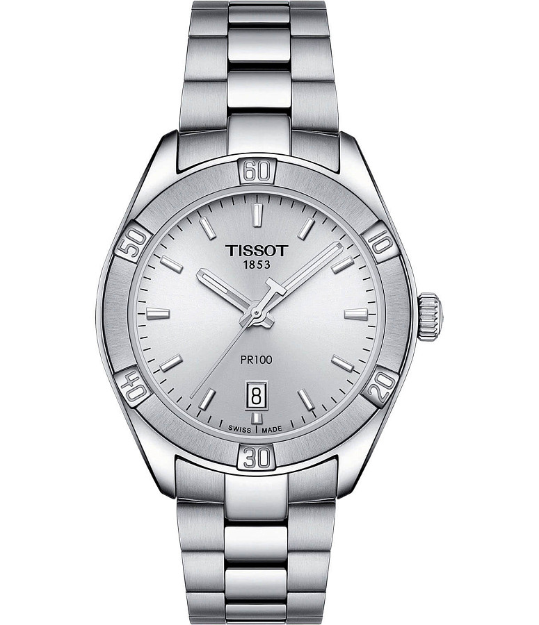 Часы Tissot PR 100 Sport Chic T101.910.11.031.00 — женские, белый