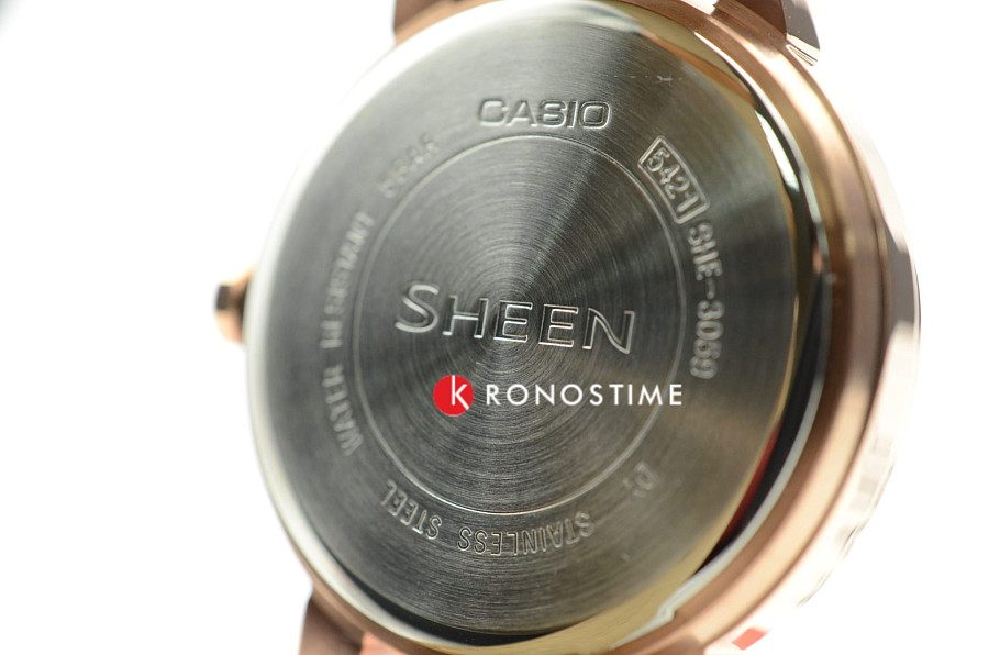 Часы Casio Sheen SHE-3059PGL-5AUER — Япония, кварцевые