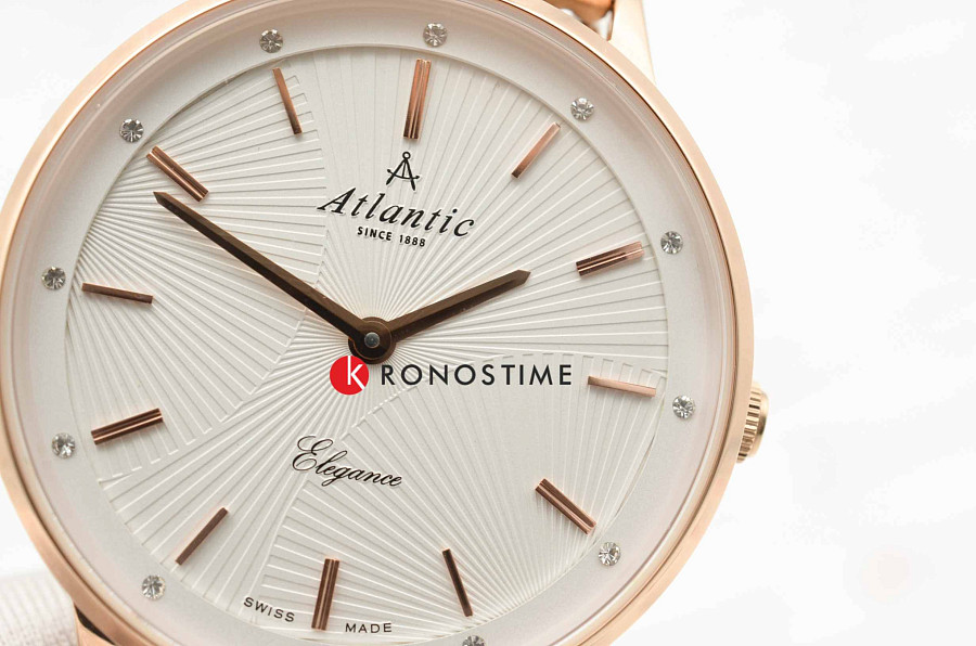 Часы Atlantic Elagance 29042.44.21 — кварцевые, металл сталь