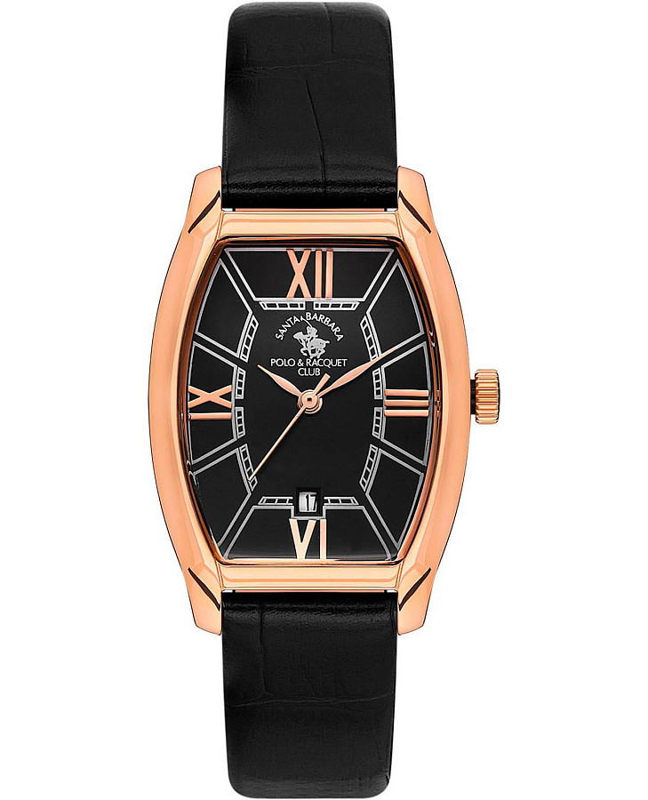 Часы Santa Barbara Polo & Racquet Club Unique SB.1.10558-5 — женские, черный