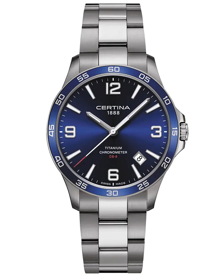 Часы Certina DS-8 C033.851.44.047.00 — мужские, синий