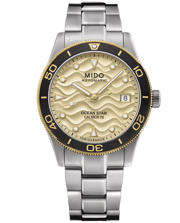Часы Mido Ocean Star 39 M026.907.21.021.00 — мужские, желтый