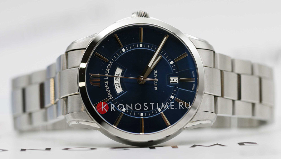 Часы Maurice Lacroix Pontos Day Date PT6358-SS002-430-1 — Швейцария, механические