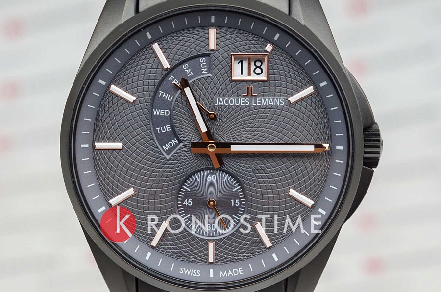 Часы Jacques Lemans Derby 1-2199V — сталь металл, Австрия