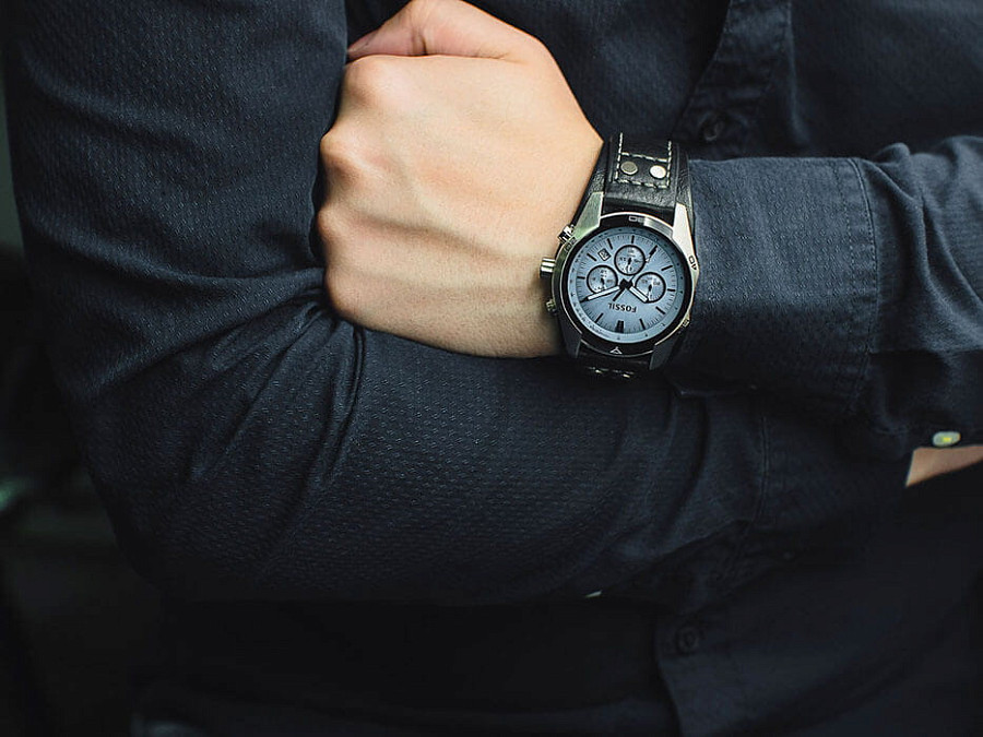 Часы Fossil Carlie CH2564 — голубой, сталь металл