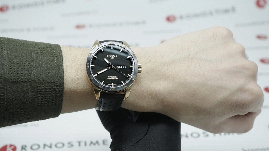 Часы Tissot PRS 516 Powermatic 80 T100.430.36.051.01 — мужские, черный