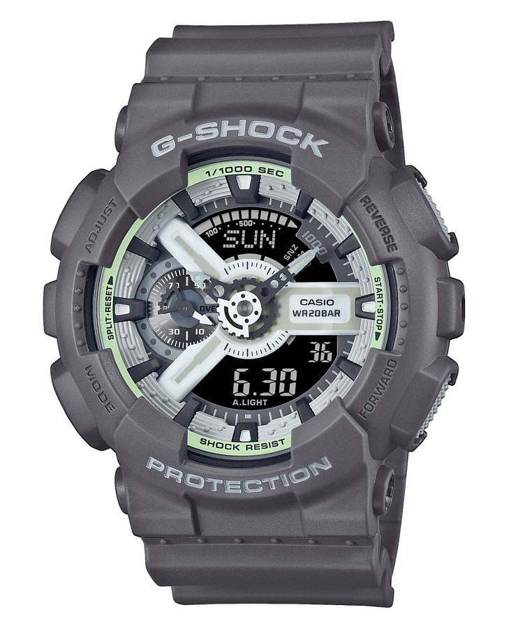 Часы Casio G-Shock GA-110HD-8A (GA-110HD-8A) — мужские, фиолетовый