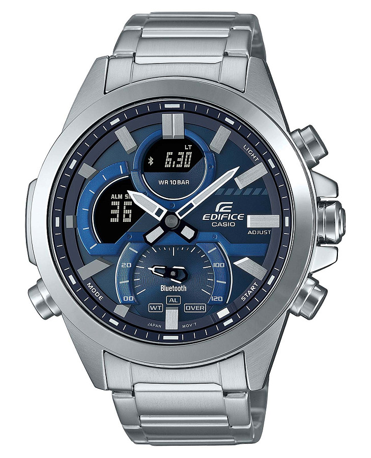 Часы Casio Edifice ECB-30D-2ADF (ECB-30D-2A) — мужские, синий