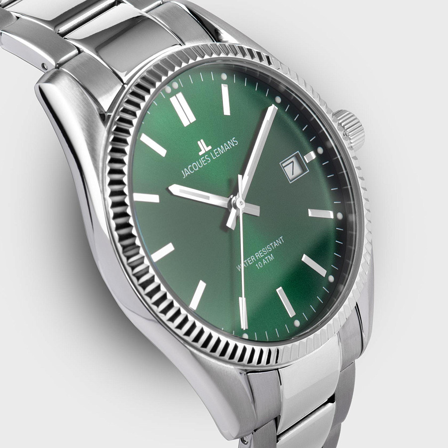 Часы Jacques Lemans Derby 50-3E — кварцевые, сталь