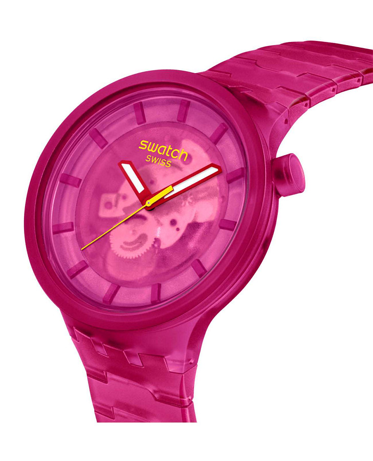 Часы Swatch Big Bold Biosourced Lacquered SB05P102 — кварцевые, пластик