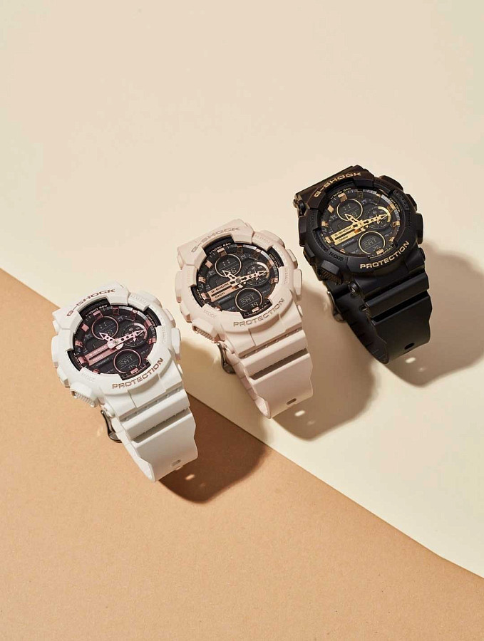 Часы Casio G-Shock GMA-S140M-1ADR (GMA-S140M-1A) — Япония, женские