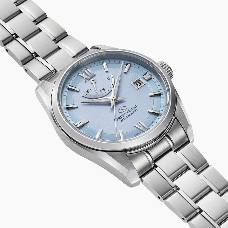 Часы Orient Star RE-AU0109L (RK-AU0109L) — голубой, металл сталь