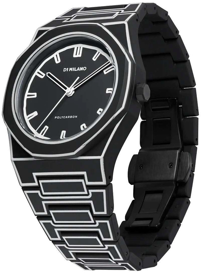 Часы D1 Milano Polycarbon PCBJ33 — кварцевые, пластик