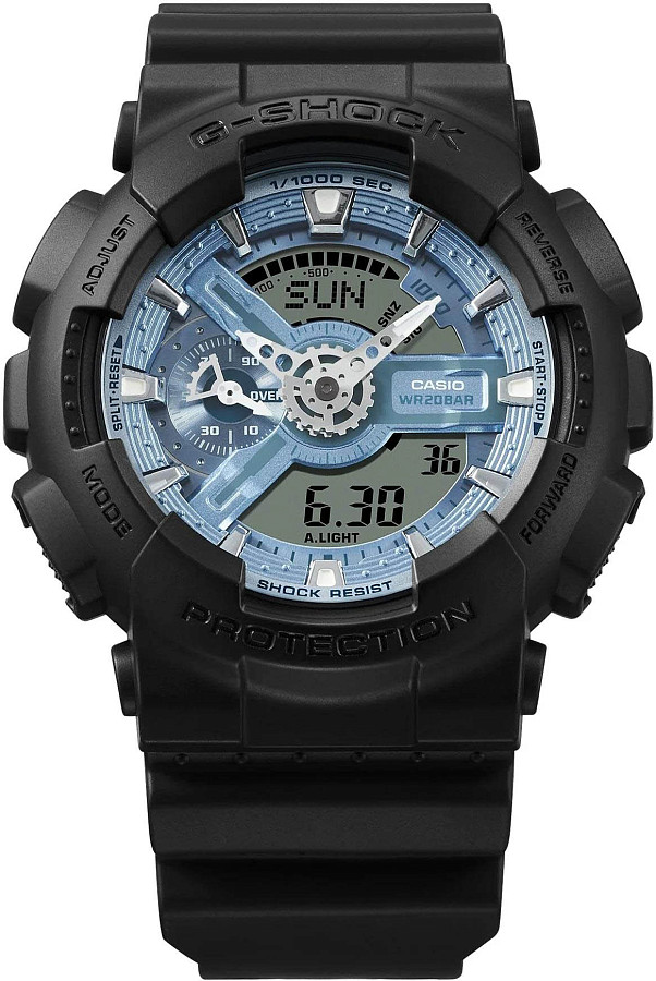 Часы Casio G-Shock GA-110CD-1A2DR (GA-110CD-1A2) — пластик, Япония