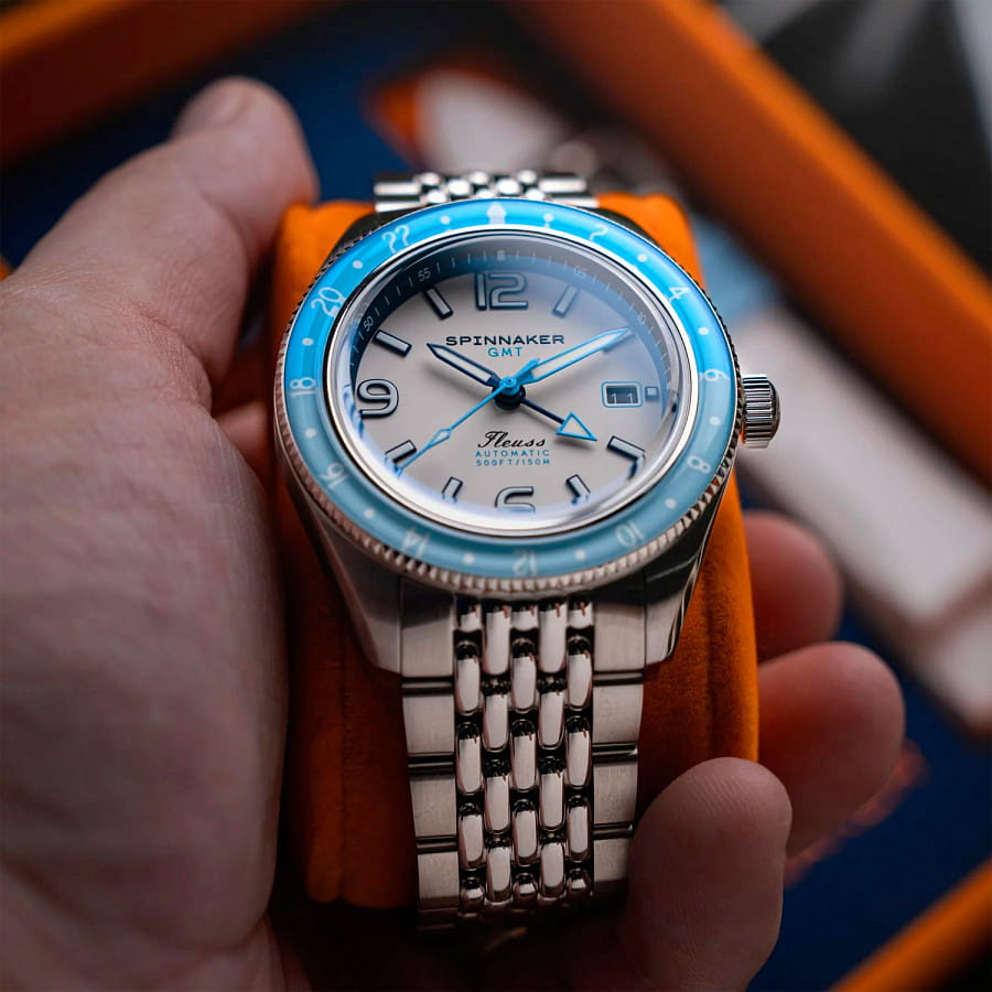 Часы Spinnaker Fleuss Gmt Automatic SP-5120-22 — механические, сталь металл