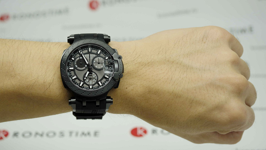 Часы Tissot T-Race Chronograph T115.417.37.061.03 — кварцевые, Швейцария, мужские