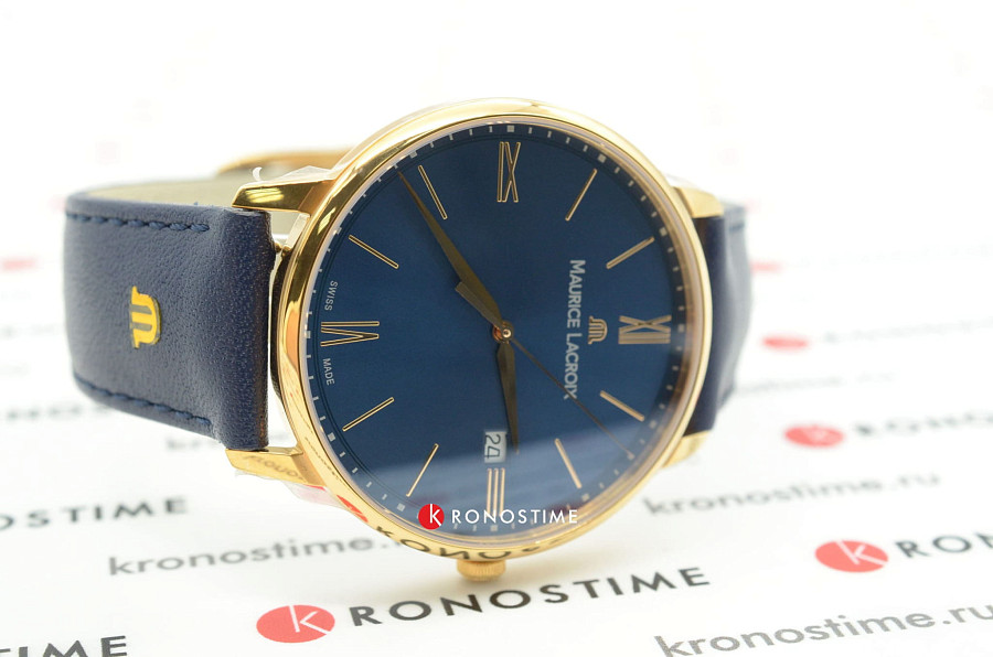 Часы Maurice Lacroix Eliros Date EL1118-PVP01-411-1 — кварцевые, сталь металл