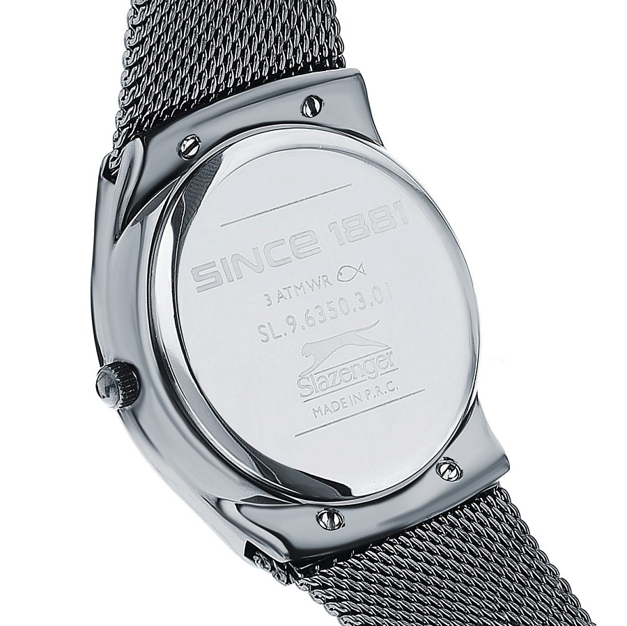 Часы Slazenger SL.09.6350.3.01 — кварцевые, суперметалл металл