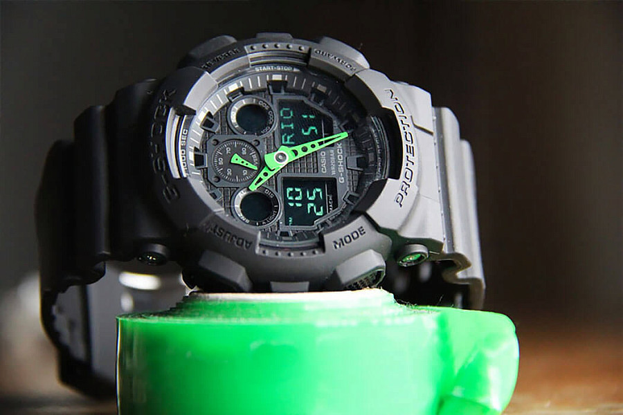 Часы Casio G-Shock GA-100C-1A3 — Япония, электронные