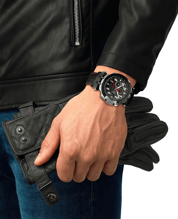 Часы Tissot T-Race MotoGP Automatic Chronograph T115.427.27.057.00 — механические, металл сталь