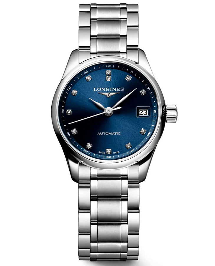 Часы Longines Master L2.128.4.97.6 — женские, синий
