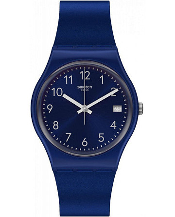 Swatch Essentials Silver In Blue GN416