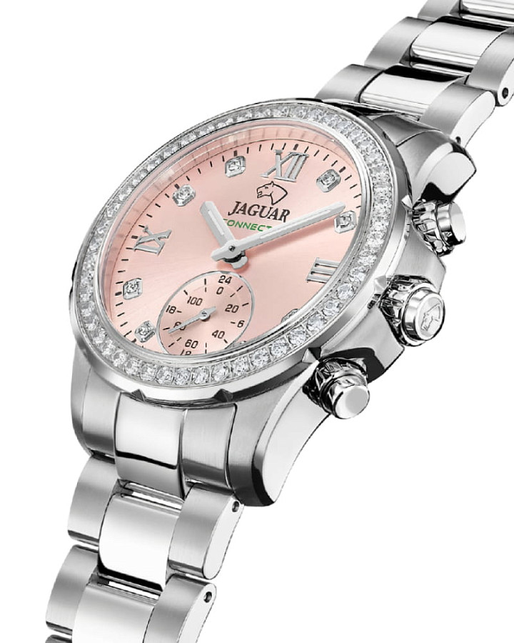 Часы Jaguar Connected Lady J980/2 — кварцевые, металл сталь
