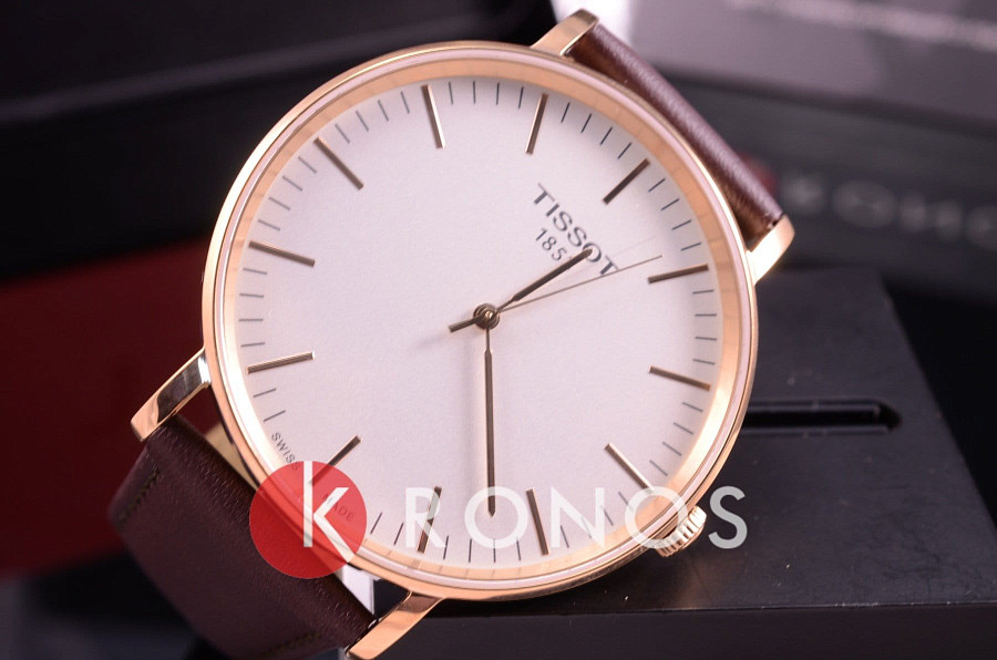 Часы Tissot Everytime Large T109.610.36.031.00 — кожаный, мужские
