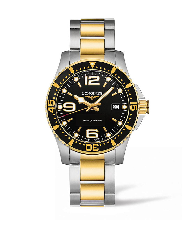 Часы Longines Hydroconquest L3.740.3.56.7 — мужские, черный