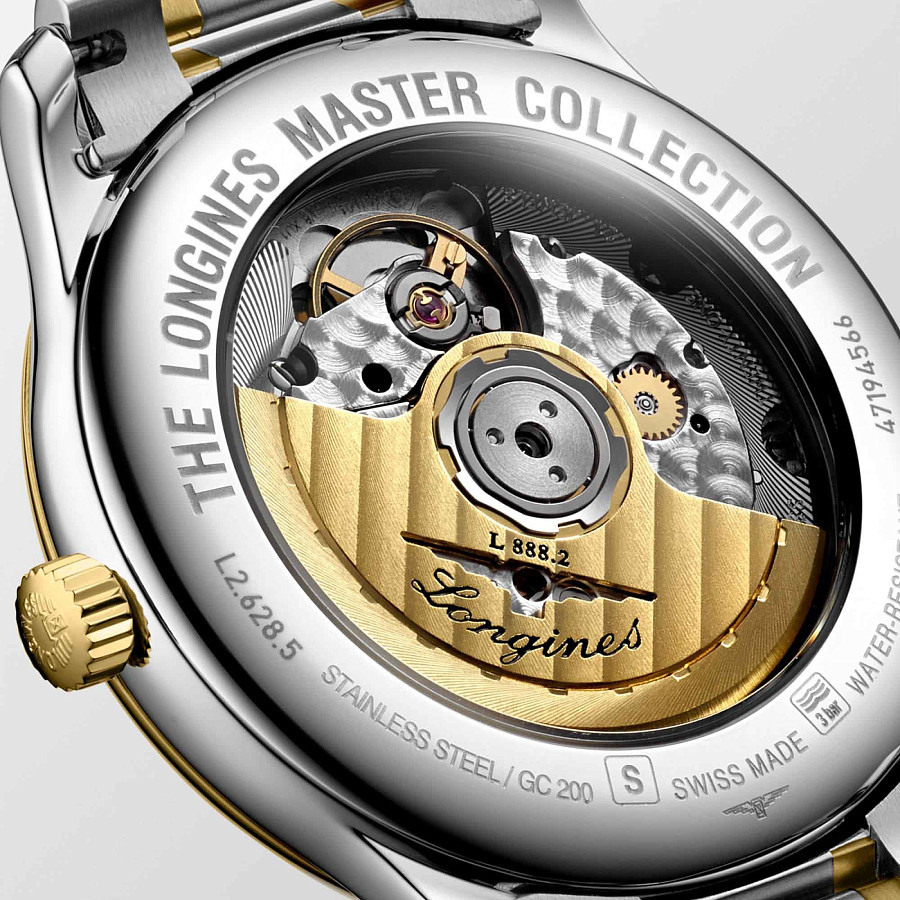Часы Longines Master Collection L2.628.5.37.7 — механические, золото металл сталь