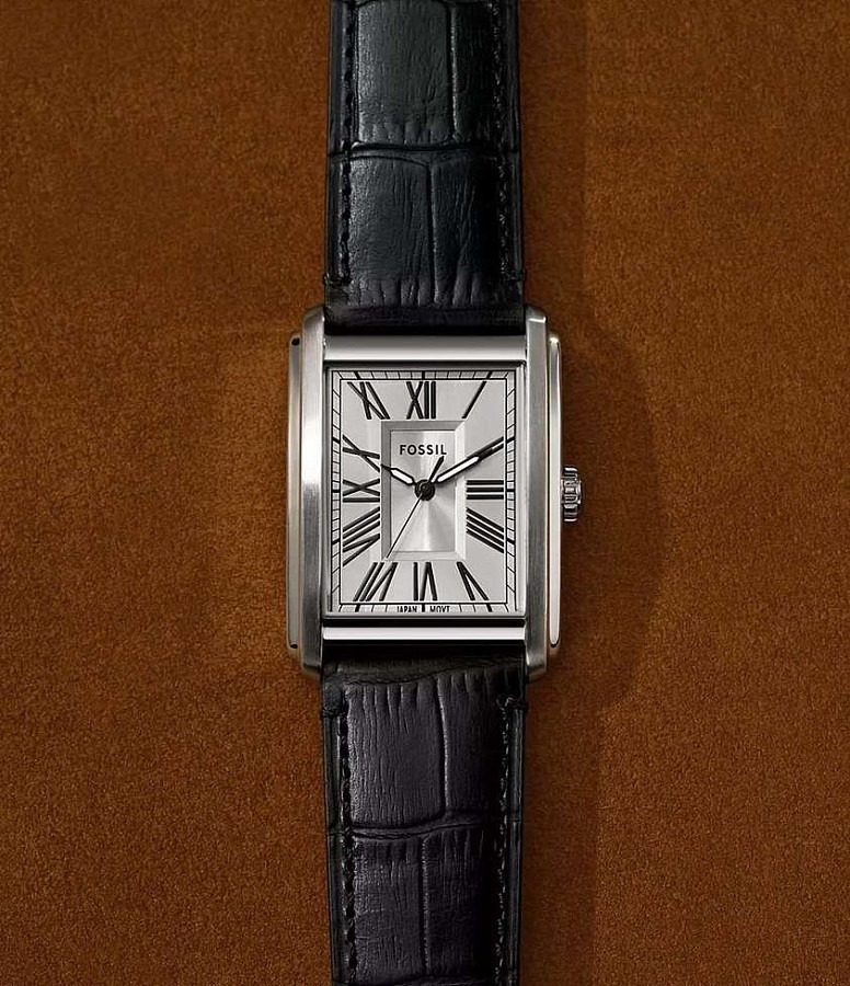 Часы Fossil Carraway FS6078 — серебристый, металл сталь