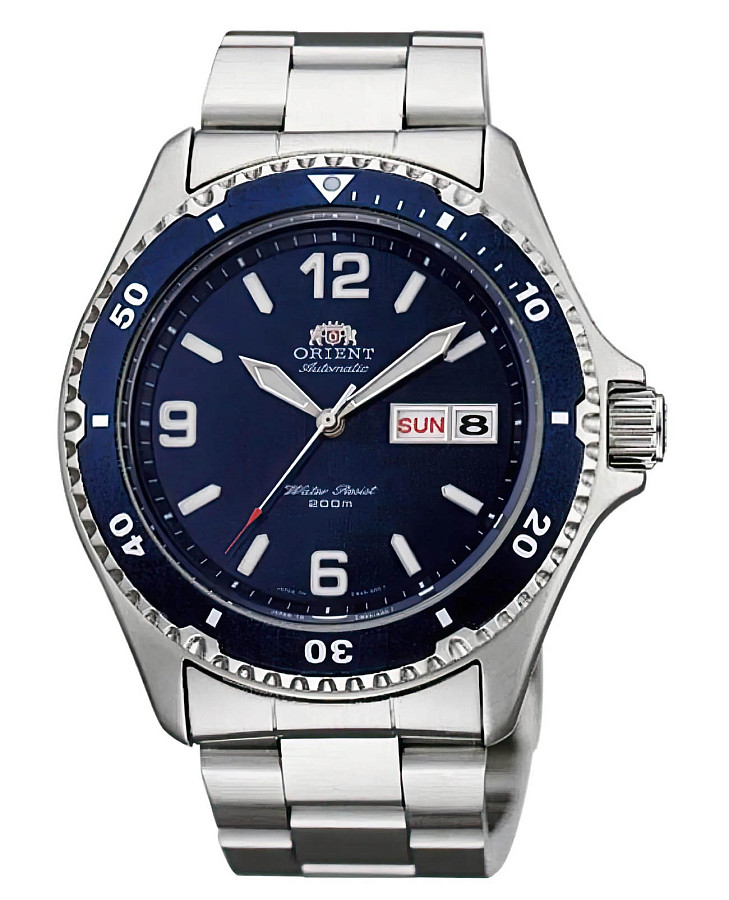 Часы Orient Diving Sports Automatic AA02002D — синий, сталь металл