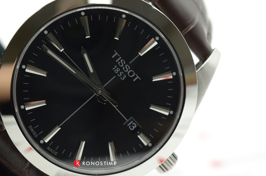 Часы Tissot Gentleman T127.410.16.051.01 — черный, сталь металл